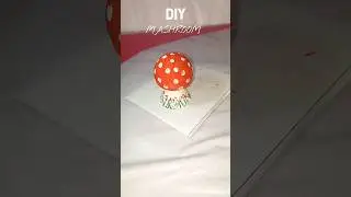 DIY Mushroom 🍄 from Waste Material | Best Out of Waste Craft ✨#ytshort #diy #5minutecrafts
