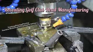 [ASMR]Awe-Inspiring Just by Sound! Full Hardcore Forging Process of Golf Club Heads