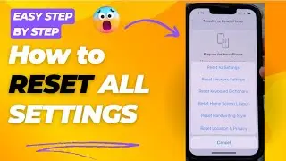 🔄 How to RESET ALL SETTINGS on iPhone 13 Pro/Pro Max (New 2025!) 🔧📱