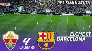 Elche vs Barcelona | LaLiga 2025/26 | PES 21  Simulation