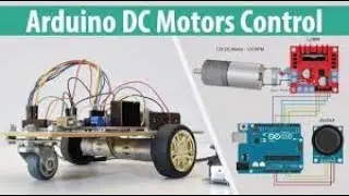Control DC motor using motor controller Hbridge with power supply and Arduino#ai #robot