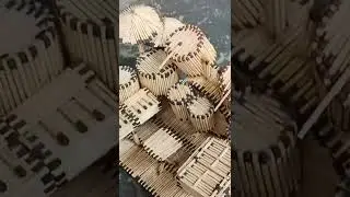 Drum set 🥁.made by matchsticks craft❤️...#shorts #youtubeshorts #crafts #viral