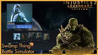 Injustice 2: Legendary Edition | Swamp Thing Battle Simulator + ENDING