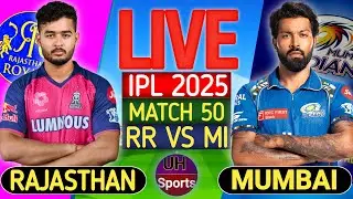 Rajasthan vs Mumbai, IPL 2025 50th Match Live Score | RR vs MI Live | IPL Live, Live Match