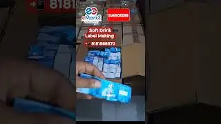 Soft Drink Products Label Making  Bopp Material with 2 side Gumming 👉 8181888870