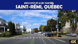 🚗 Потрясающая поездка в формате 4K по Сен-Реми, Квебек | Живописное дорожное приключение 🌟