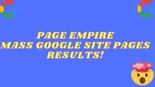 Mass google site pages results :)