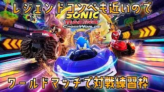 [ゲリラ枠]ソニックレーシングクロスワールドレジェンドコンペと有志大会に向け練習する
