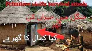 Primitive skills survival stools in world 