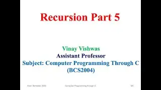 Recursion Part 5