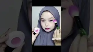Make-up Hari Raya pakai produk dibawah 100k 😱❤️ #tutorialmakeup #youtubeshorts #masukberandayoutube