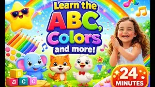 Learn the ABC 🌈 Colors & Fun Songs | Toddler Learning Compilation