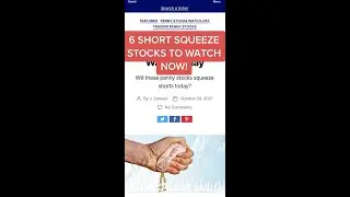 Penny Stocks to Watch With High Short Interest | Short Squeeze Stocks