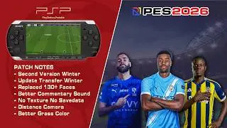 PES 2026 PPSSPP PSP Зимняя TF версия Вторая без текстур Нет данных JRplay