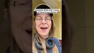 Is sweet cream better? Starbucks Nitro food review #shorts #viral #trending #coffee