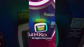 My biggest arcade payout #arcade #fun #gaming #birthday