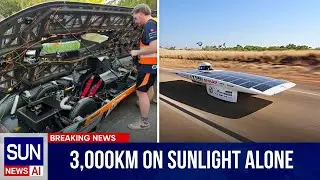 3000km Journey Powered Only by Sunlight | SUN NEWS AI