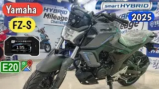 New Yamaha FZ-S Awesome Grey colour 2025 Check ✅ Out detail review and latest feature On road price