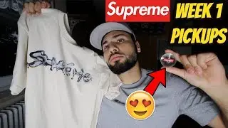 SUPREME FW18 WEEK 1 PICKUPS UNBOXING