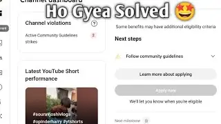 YouTube Video pr 2 copyright strike a gyea ab channel manotize ho jayega Kyea How To Remove Strike