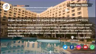 Indian hotel industry set for double-digit revenue growth in FY2024