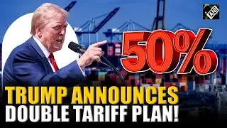 President Trump announces double tariffs on imported steel to 50% at US Steel corporation event