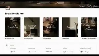 Notion Template Social Media Planner