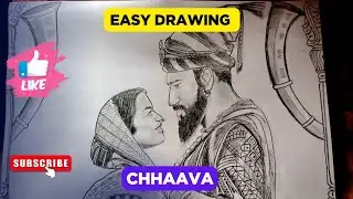 Chhaava Movie Scene Chhatrapati Sambhaji Maharaj Drawing Easy | Chhaava Vicky Kaushal Drawing |