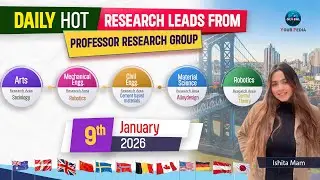Best Research Topics for PhD 2025 | Engineering, Robotics & Mareial Science | 9th Jan 2026