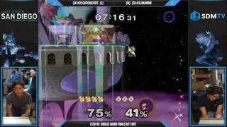 LSSD 101 - EastCoastJeff (Fox) vs. OkamiBW (Sheik) - SSBM Grand Finals Set 1 - Smash Melee