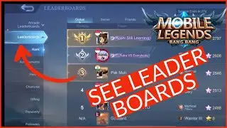 Как найти таблицы лидеров в Mobile Legends 2023?