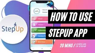 HOW TO DOWNLOAD AND USE STEPUP LEARNING APP I HELP TO KNOW ABOUT THIS APP