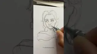 How I Draw Princess Belle : Timelapse ✨ #belle #shorts #drawing