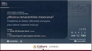 Ciclo de conferencias CENIDIM 2025. Omar Morales Abril.