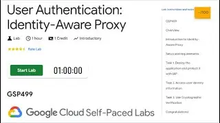 User Authentication: Identity-Aware Proxy | GSP499 | Google Cloud | QUICK-GCP-LAB | 2024 