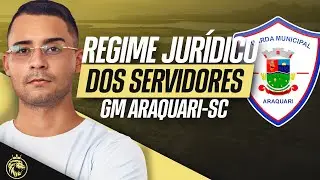 🔴 RETA FINAL GM ARAQUARI-SC | REGIME JURÍDICO DOS SERVIDORES