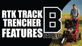 RTK Series Stand on Track Trencher Features || Barreto Manufacturing, Inc.