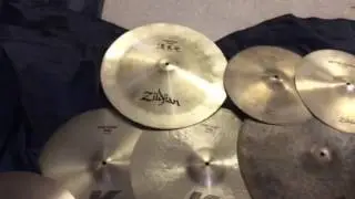Zildjian Sabian lot of used cymbals