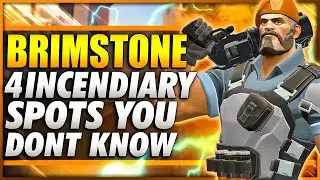 4 Brimstone Incendiary Spots You DON'T KNOW about on Ascent | Valorant