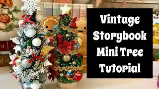 Easy Vintage Storybook Tree Tutorial for Beginners / What Supplies You Need / Easy Craft Fair Idea