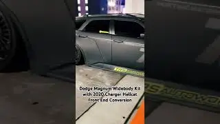 Widebody Dodge Magnum SRT Charger Hellcat front End Conversion