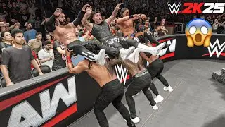 OG Bloodline разгромили New Judgment Day на Monday Night Raw | Геймплей WWE 2K25