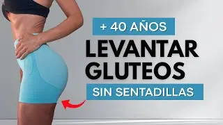 LEVANTA TUS GLÚTEOS CON TOBILLERAS (SIN SENTADILLAS) - Sin impacto | Mujeres mayores +40 años 
