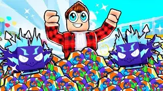 Spending INFINTE RAINBOW COINS in Pet Simualtor X!