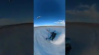 snowkite powder crash