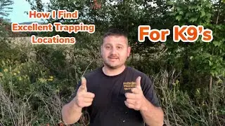 (Trapping Locations For K9&rsquo;s) How I Trap Using Draws & Roads To My Advantage.