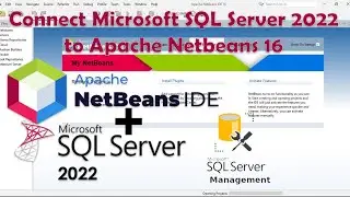 Netbeans 16 with MS SQL SERVER 2022 #5: Connect SQL Server to Netbeans 16