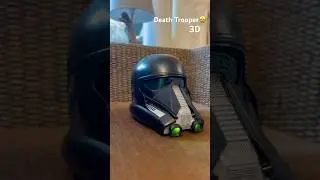 Death Trooper 3D Helmet is done🤩 #3d #starwars #andor #deathtrooper #3dprinting #3dprinterupgrade