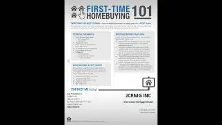 First-Time homebuying 101 - JCRMGINC - Joe Frank Cerros