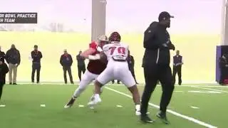 2019 Senior Bowl Practice Analysis || Day 2 OL vs DL (North)